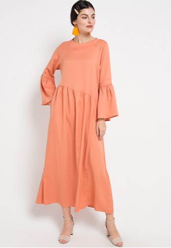 Jual Zumara  Wide Sleeve Pleats Gamis Original ZALORA 