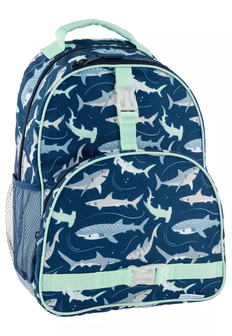 All Over Print Backpack with Lunch Bag for Kids AOP Shark