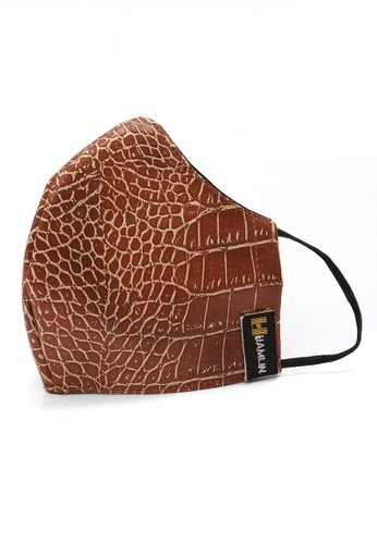 Hamlin brown Vente Masker Hadloop Unisex Fashion Casual Comfortable Material Leather ORIGINAL - Brown 41FEDES1DAAA09GS_1