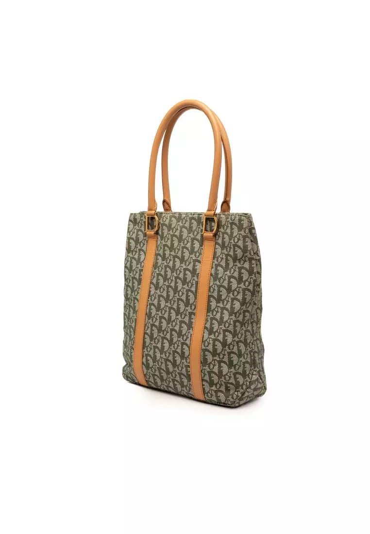 Pre-Loved Dior Diorissimo Trotter Canvas Tote