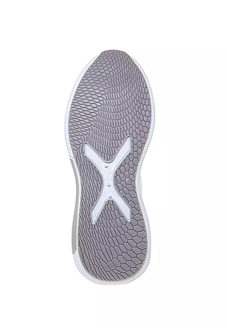 Chayton Sepatu Olahraga Pria Sneakers Abstract Motive Casual Sport Shoes Material Flyknit Mesh ORIGINAL - White