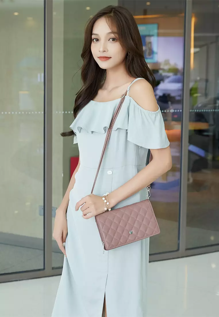 Quilted Women's Sling Bag / Shoulder Bag / Crossbody