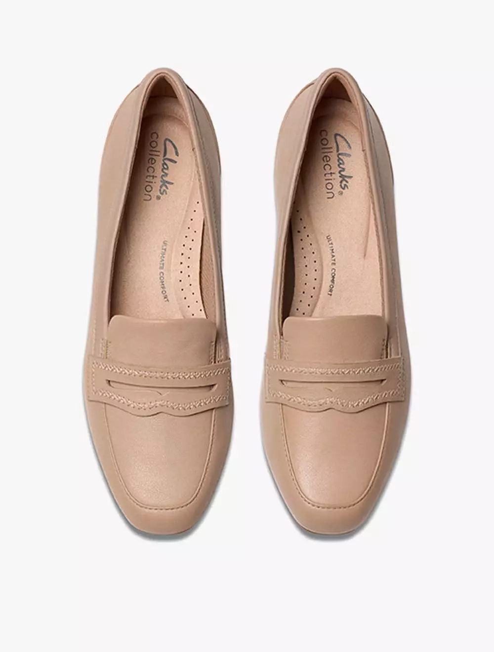 Clarks Juliet Top Beige Leather