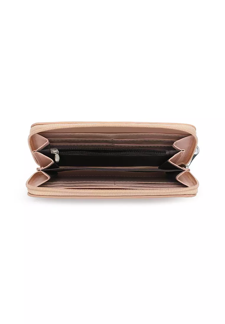 Women's Long Zipper Wallet - Pink