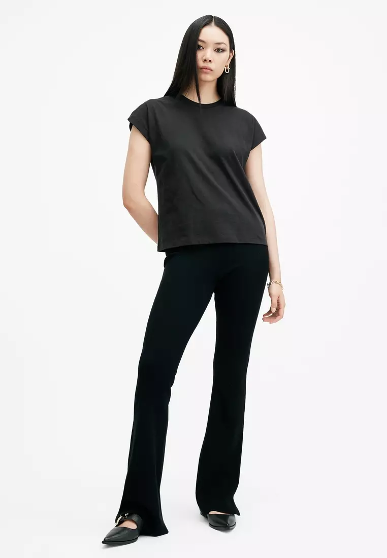 tシャツ RUE SPLIT SHOULDER CREW NECK T-SHIRT | RUE スプリット ショルダー クルー ネック Tシャツ レデ Buy AllSaints Rue Split Shoulder Crew Neck T-Shirt 2025