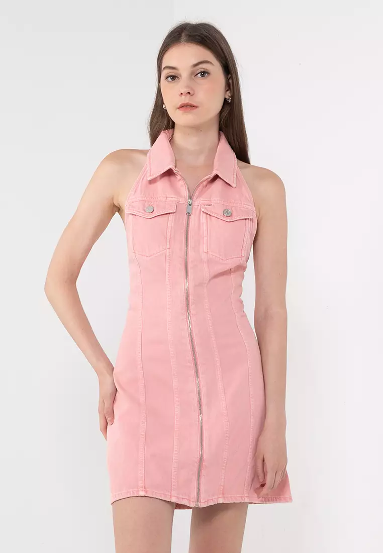 Tommy hilfiger zip front hot sale dress