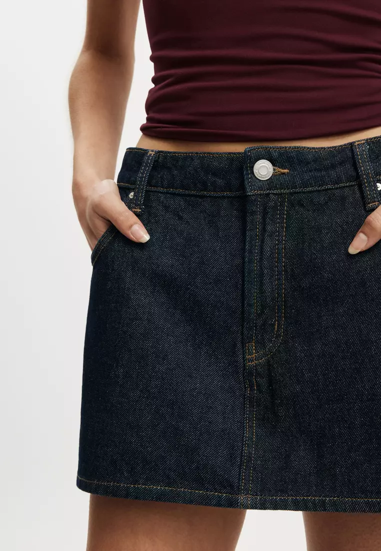 Mini Denim Skort