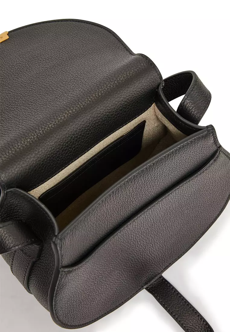 Buy Chlo CHLOE Marcie Small Saddle Bag Black CHC22AS680I31 2024