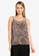 Forever New brown Samantha Printed Pintuck Cami 00504AA92C70C0GS_1