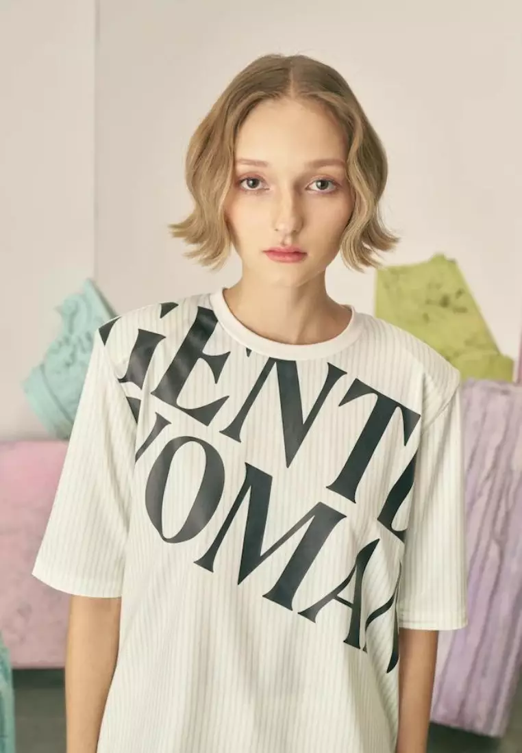 Gentlewoman Striped Top Green