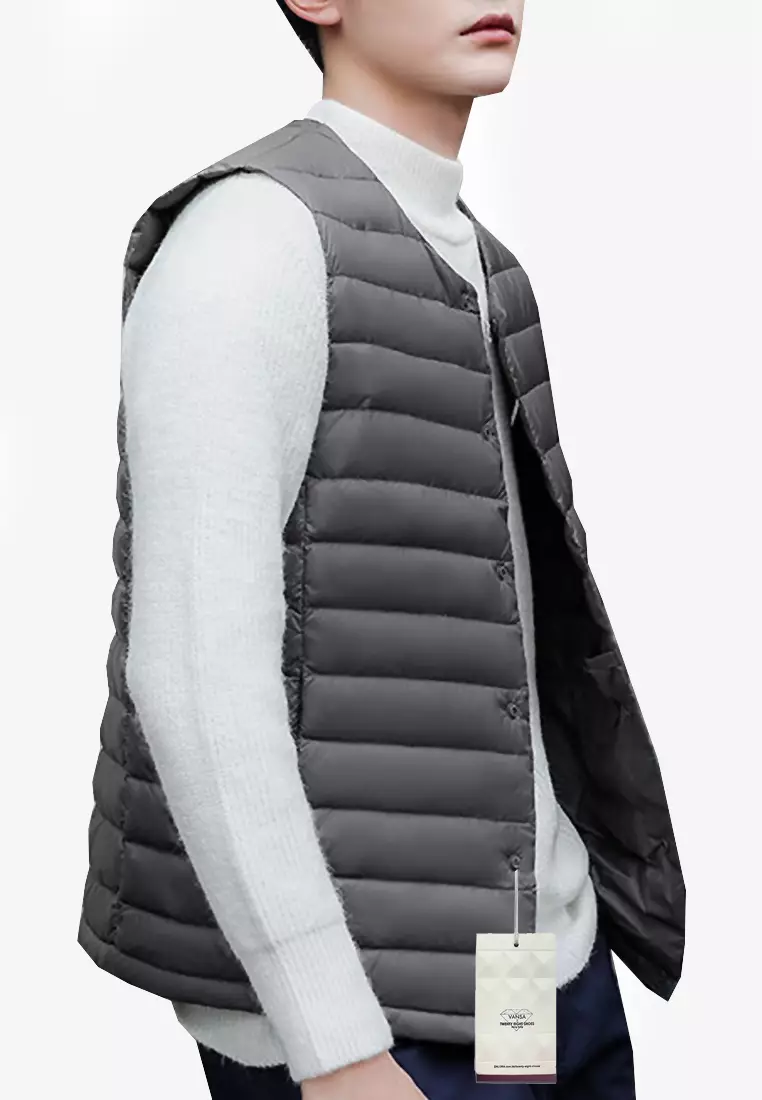 Buy Twenty Eight Shoes VANSA Lightweight V Neck Down Vest VCM