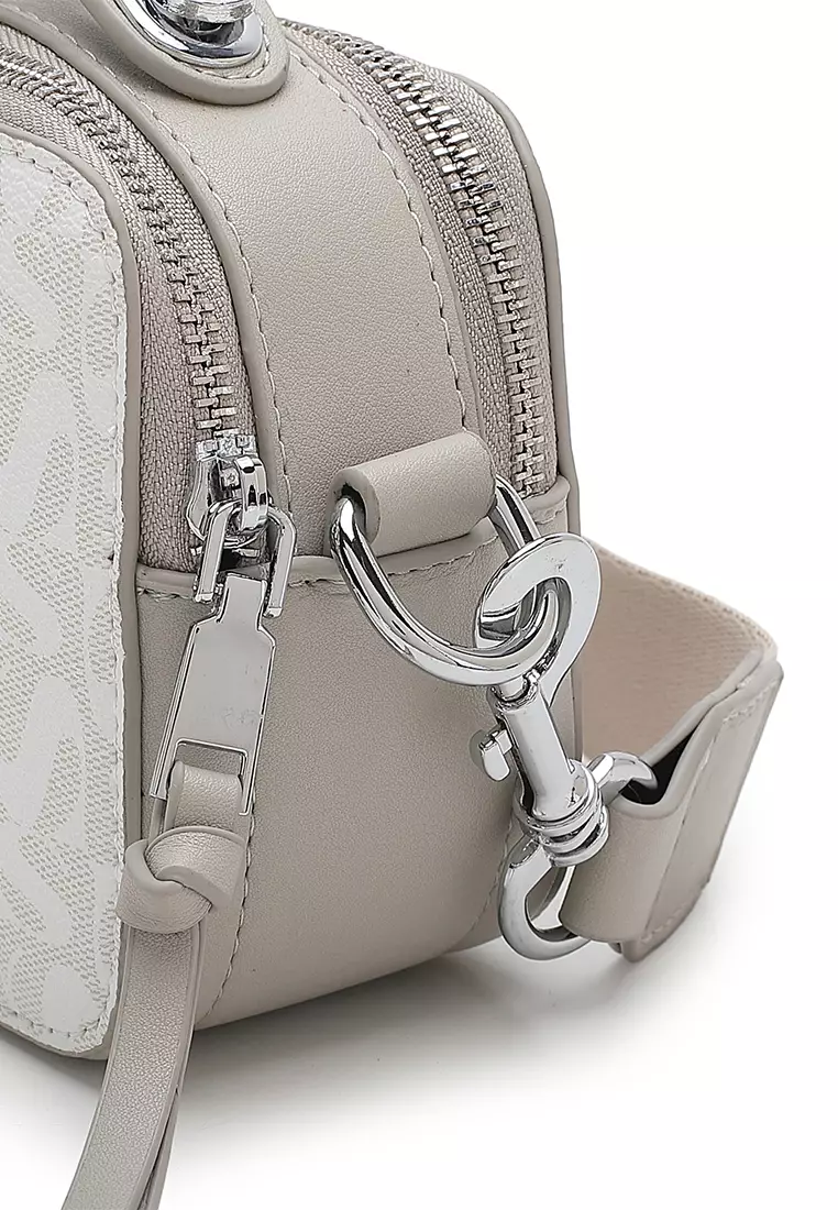 Women's Top Handle Bag / Sling Bag / Crossbody Bag / Shoulder Bag (Tas Tangan Wanita / Tas Selempang Wanita / Tas Bahu Wanita) - Putih