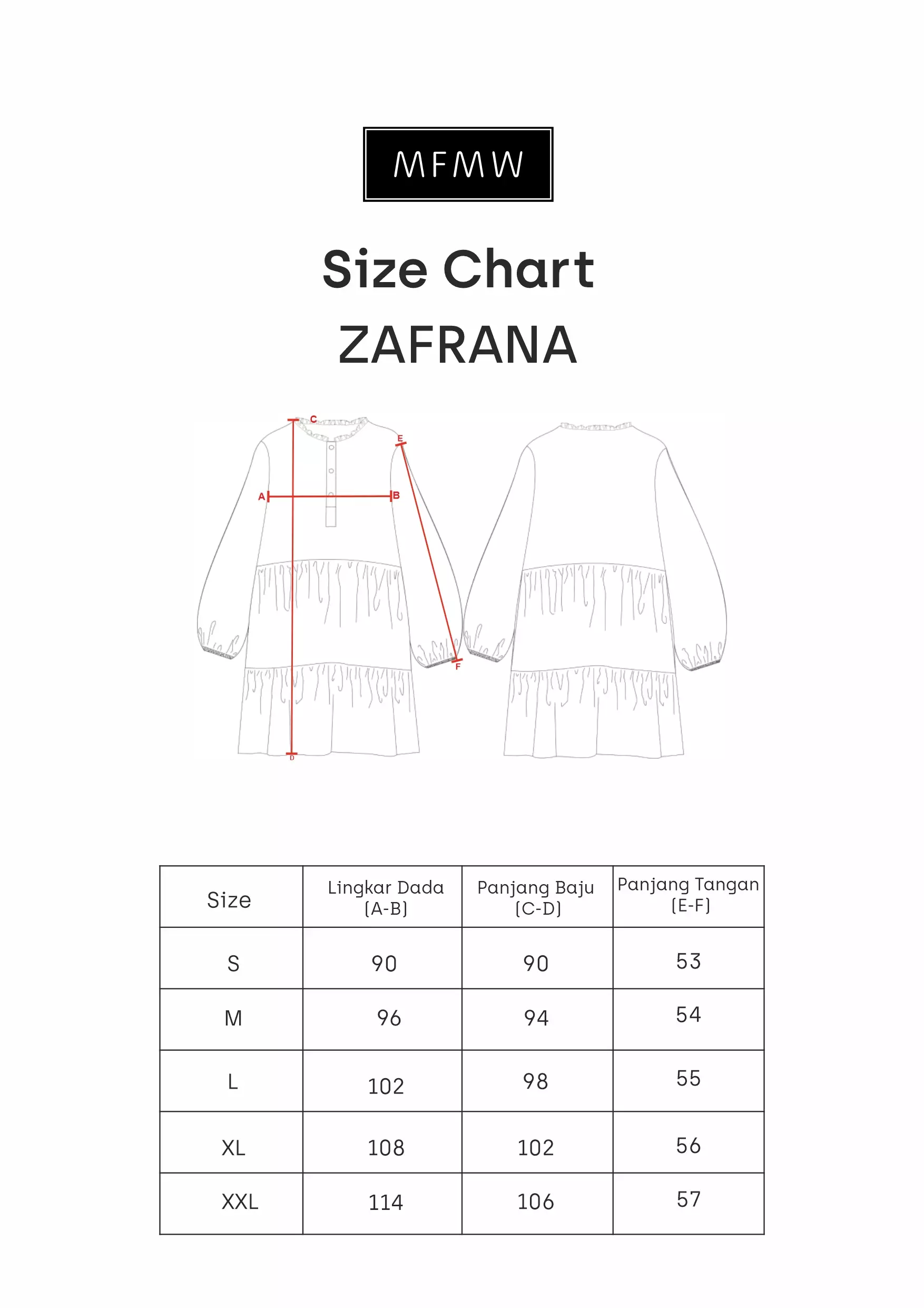 MFMW Zafrana Tunik Khaky Motif Daun