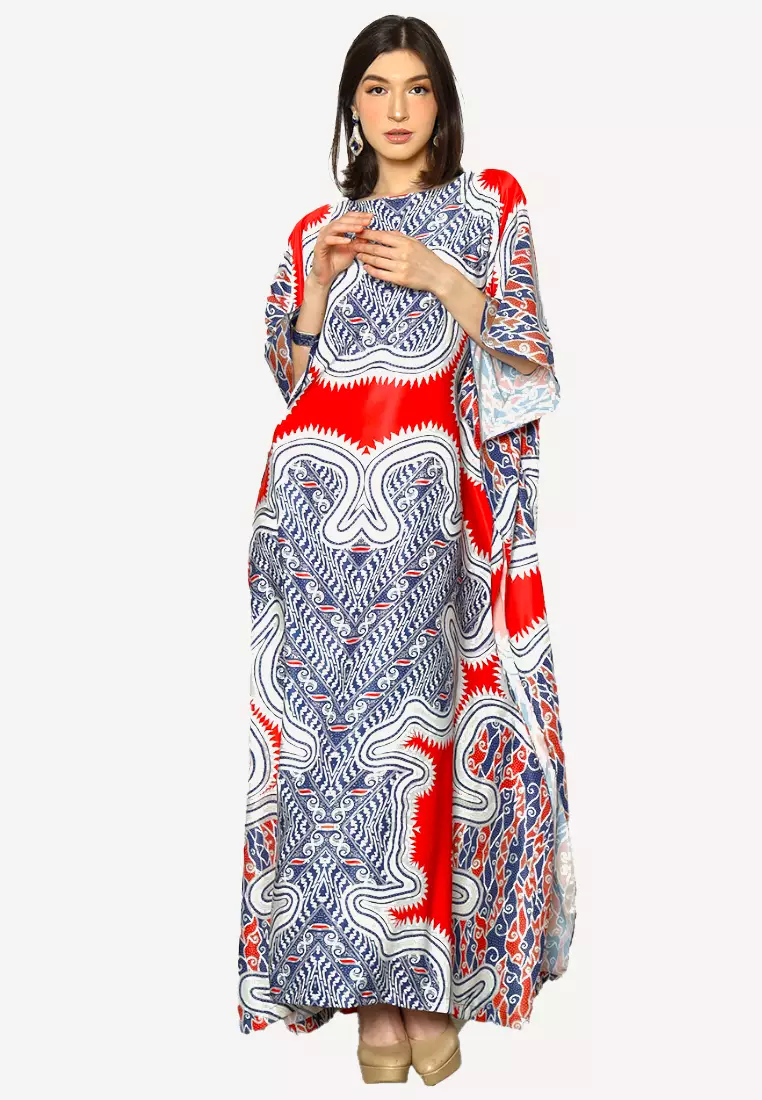 Kanzi Exclusive Short Sleeve Batik Red