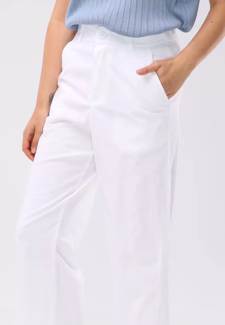 Colored Wide Leg Pants Ladies