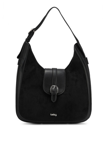 BETSY black Freya Shoulder Bag E9131AC0B08473GS_1