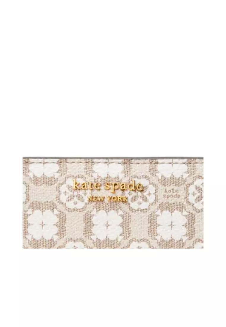 Buy Kate Spade Kate Spade Flower Monogram Wallet In Natural Multi K8944 ...