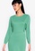 ZALORA BASICS green Knit Bodycon Dress 41014AAB50E548GS_3