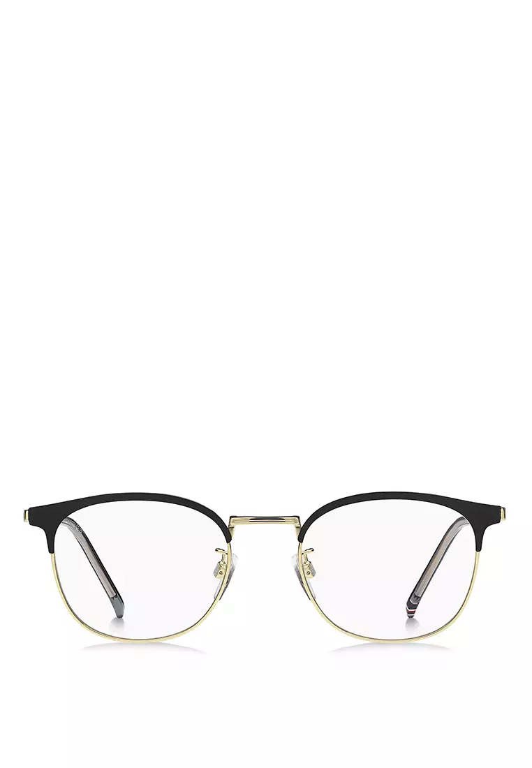 TOMMY HILFIGER Optical glasses TH 1899/F-I46, PANTOS Shape with MATTE BLACK GOLD Color