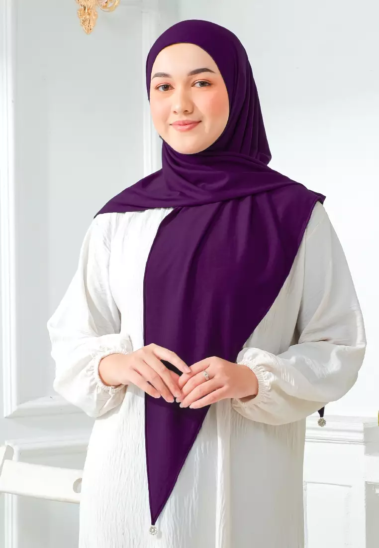HIJAB INSTAN ZYANA - DARK PURPLE