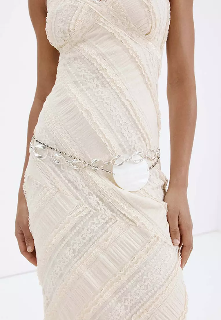 Asymmetric Lace Dress
