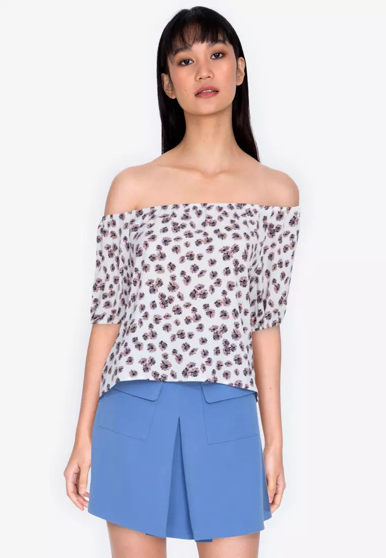 Zalora off shoulder discount top