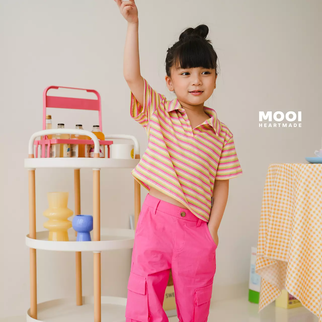 Mooi Atasan Anak Perempuan Neona Top - Lavender