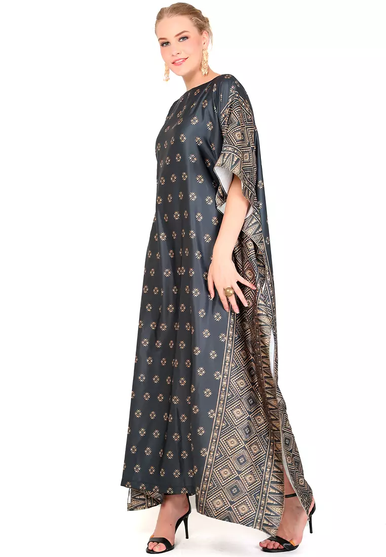 Kanzi Exclusive Short Sleeve Songket Kaftan