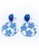 BELLE LIZ blue McKay Blue Floral Round Earrings C9DD3AC886709CGS_3