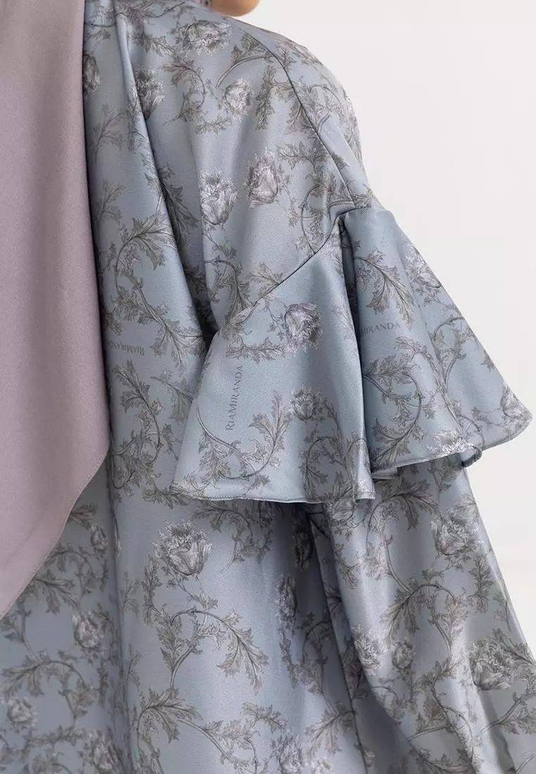 Ria Miranda Greyish Blue Omira Top