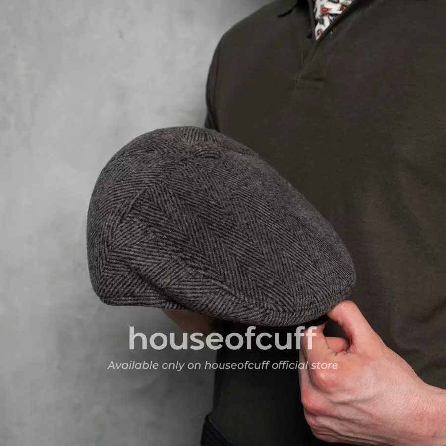 Houseofcuff topi painter baret hat flatcap pattern X001