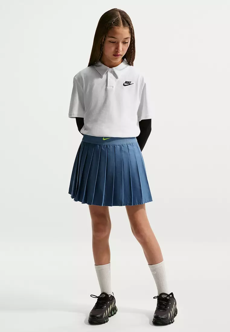 Sportswear Club Big Kids' Unisex Knit Short-Sleeves Polo Shirt