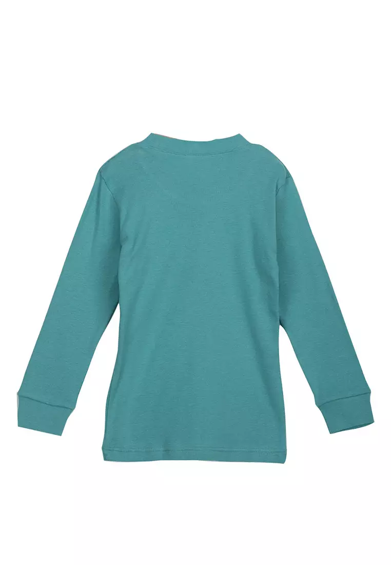 Move Two-Piece Long Sleeves Pajama Set For Boys