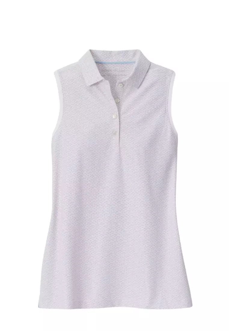 Women's Spritzer Banded Sports Mesh Sleeveless