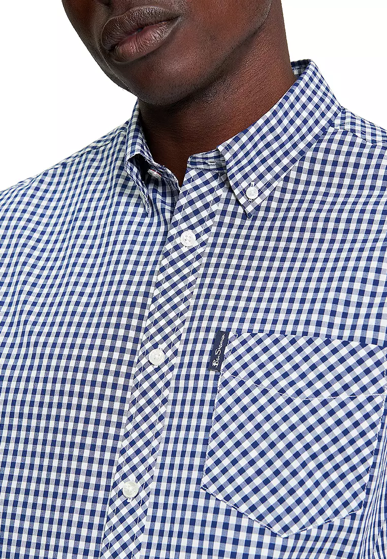 Short Sleeves Signature Gingham Shirt