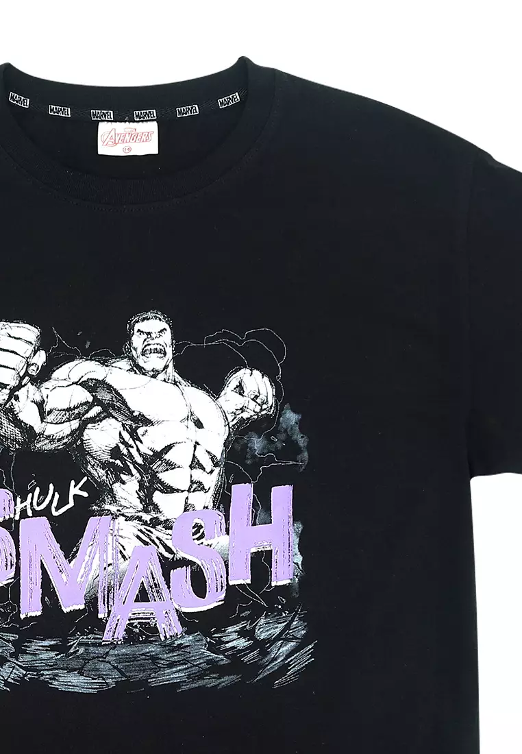 Boys Licensed Oversize Graphic T-Shirt "The Hulk Graphite"