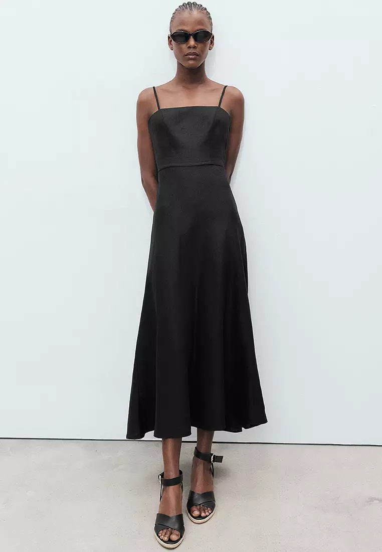 Wedge Sandals with Crisscross Straps