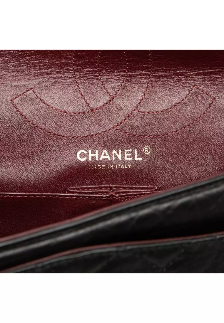 Pre-Loved Chanel Quilted Aged Calfskin Reissue 2.55 Double Flap 226