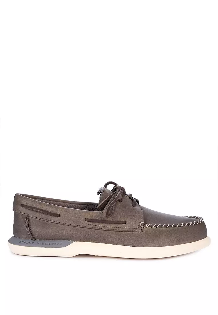 Grey sperry online top sider women's