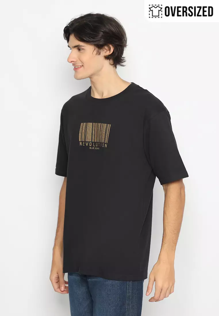 RBJ T-Shirt Cotton Oversized Pria 2079230101