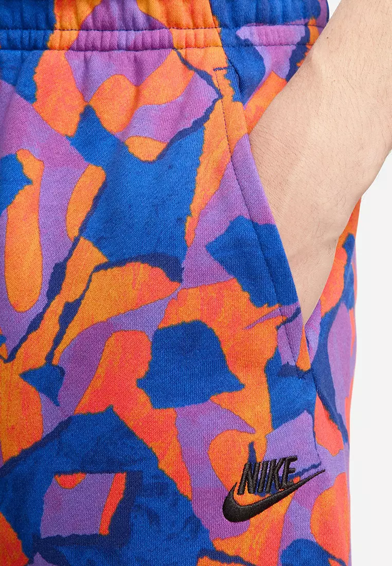 blue and purple nike shorts