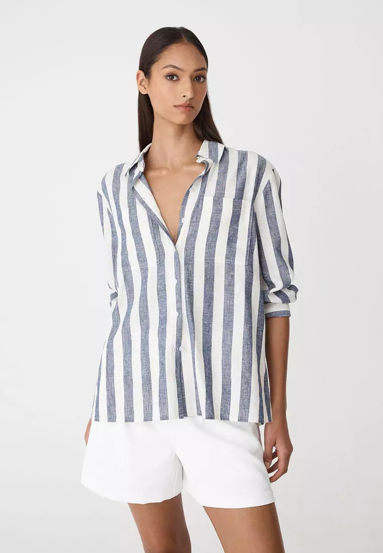 Ikaria Linen Blend Shirt