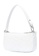 BY FAR green By Far Mini Rachel Circular Croco Embossed Leather Shoulder Bag in Optic White 8AFB5ACD59E29BGS_2