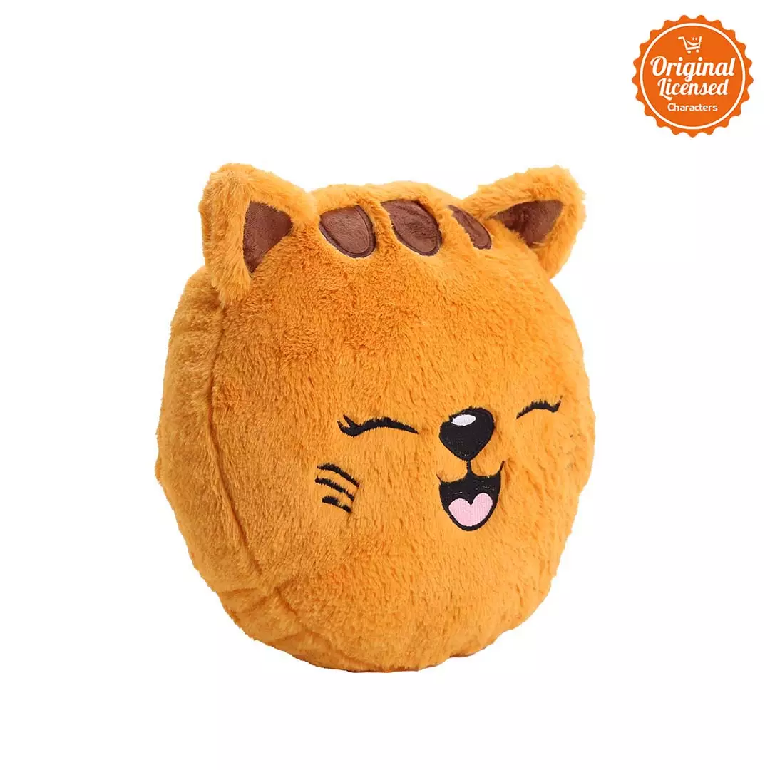 Boneka Bantal Kepala Cat 30 cm - Gold 