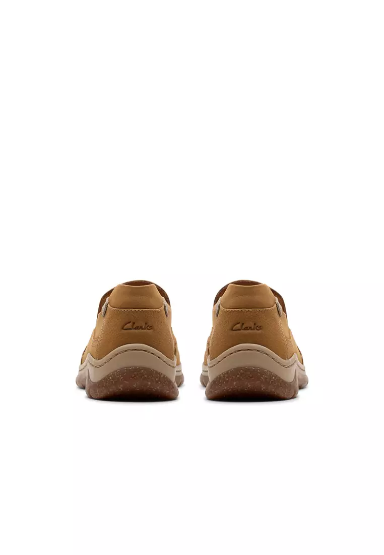 Womens Orlene Slip On Shoes Light Tan Nubuck - Wide Fit