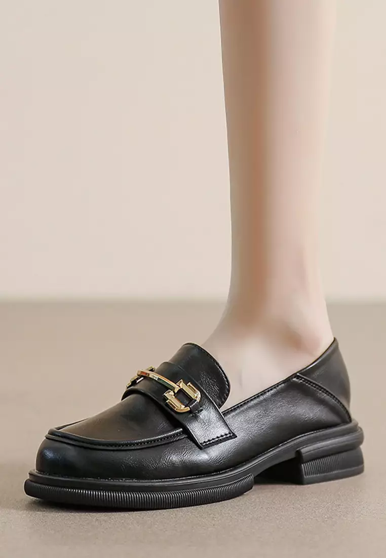 Microfiber Leather Loafers WW105-6