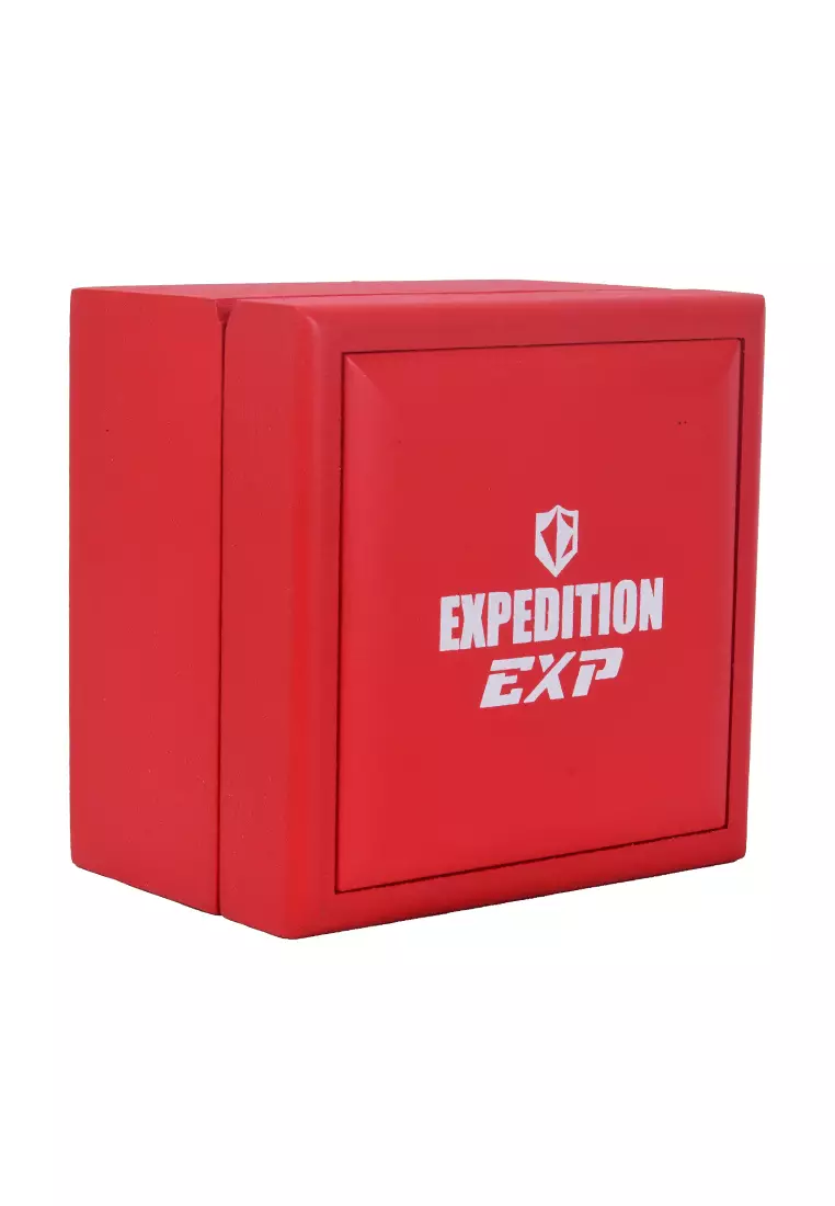 Expedition EXP - Jam Tangan Chronograph Pria - Silver Black - Stainless Steel - 6835 MCBTBBA