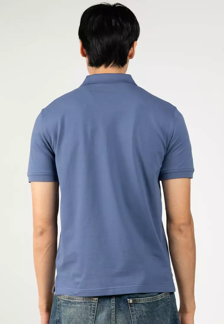 Contrast Pique Polo Shirt
