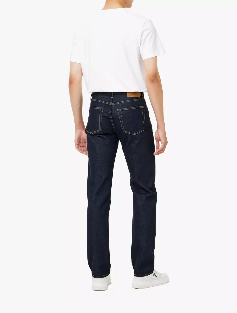 Calvin Klein Jeans - Standard Straight Fit Rinse Blue Denim - Blue - blue