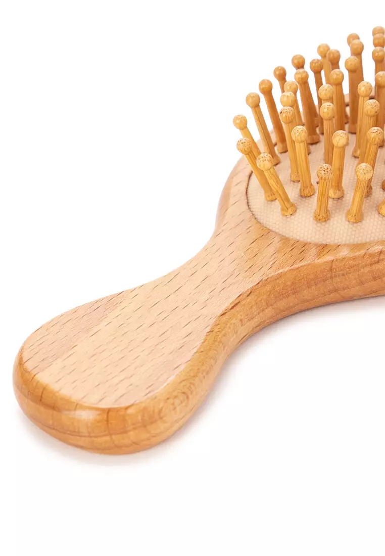 Qmini Wooden Hair Brush
